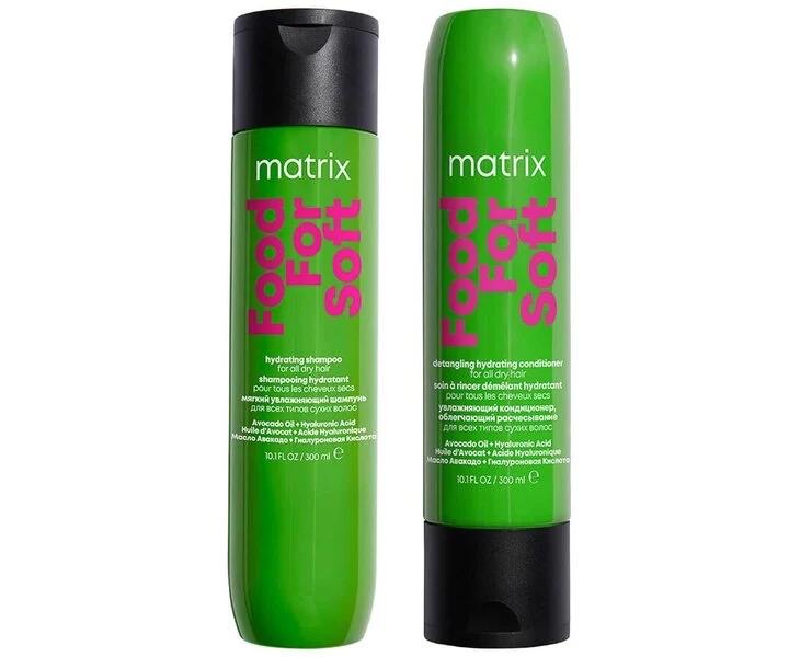 Matrix Food for Soft Hydrating 300ml Shampoo and Conditioner with Avocado Oil and Hyaluronic Acid for Dry Hair Duo